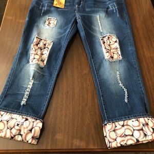Baseball jeans